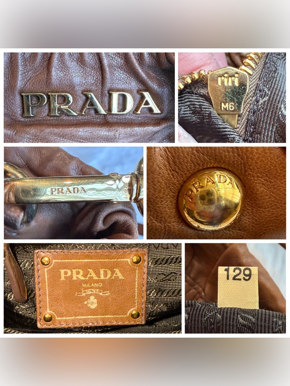 Prada Nappa Leather Antique Bow Bag - Picture 10 of 15